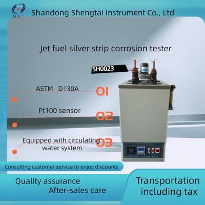 ASTM D3241 Four Hole Temperature Control Accuracy Of Jet Fuel Silver Strip Corrosion Tester ± 0.5 ℃