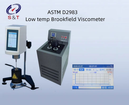 Lubricating Oil Low Temperature Brookfield Viscometer for Lubricating Oil ASTM D2983