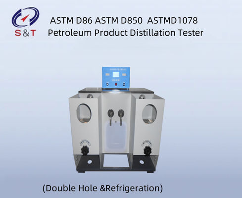 ASTM D850 Distillation Tester Double Hole Refrigeration With 1000W×2 Electric Furnace