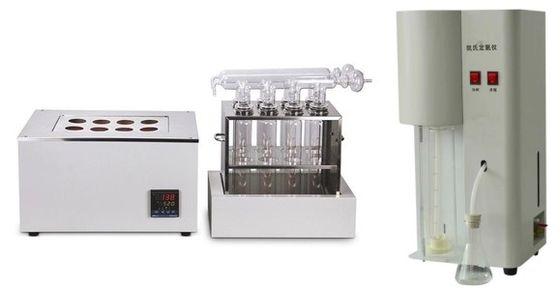 Distiller 800W kjeldahl nitrogen analyzer 8 Holes Azotometer Power 1500W