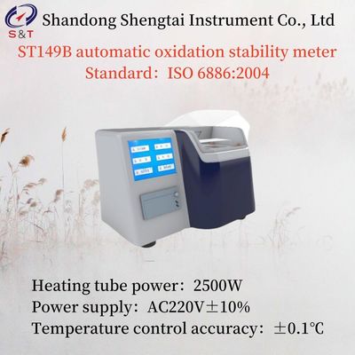 AC220V ± 10% Automatic Oxidation Stability Meter ISO 6886 2004 ST149B Power 2500W