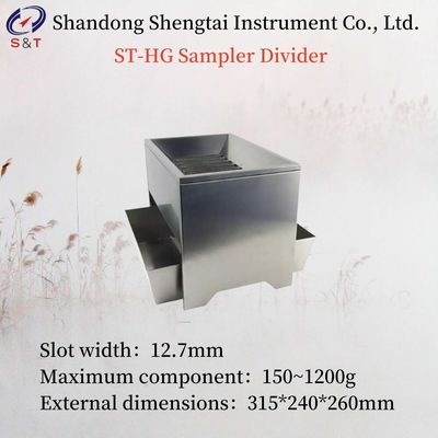 Slot Width 12.7mm ST-HG sample divider machine Maximum Component 150~1200g
