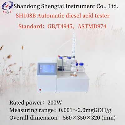 Ac220v±20% Petroleum Oil Usage Auto Kerosene Acidity Tester 50hz±10% Rated Power 200w