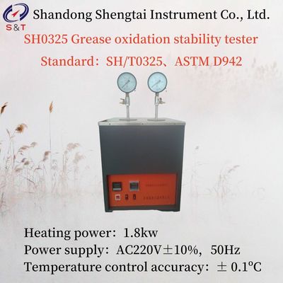 ASTM D942 AC220V±10% 50Hz Grease Oxidation Stability Tester Heating Power 1.8KW