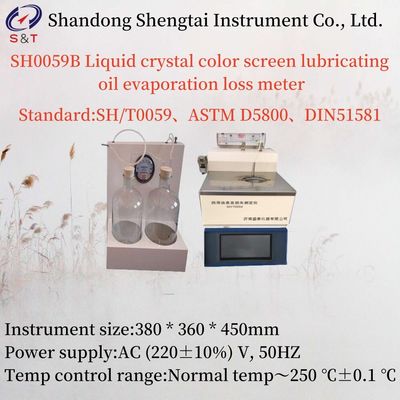 Liquid Crystal Color Screen Lubricating Oil Evaporation Loss Meter ASTM D5800