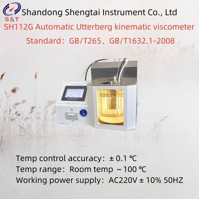 Automatic Utterberg Kinematic Viscometer Power 2000W AC220V±10% 50HZ