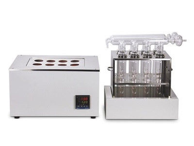 Semi Automatic 8-hole Kjeldahl Nitrogen Analyzer GB/T6432-2018 Measurement Range 0.1-200mg Nitrogen