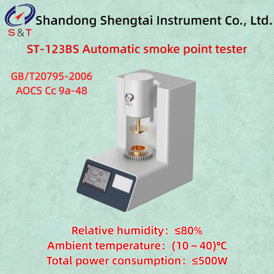 Automatic Plant Oil Smoke Point Meter ST-123BS Metal Bath Heating GB/T20795-2006 Accuracy 0.5%