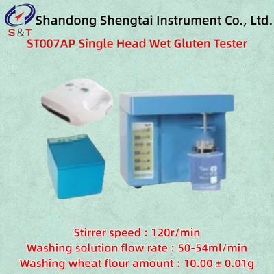 120r/Min Single Head Wet Gluten ATE Screen Box Φ 0.6mm × 1.25mm Work Time 0.5-5min