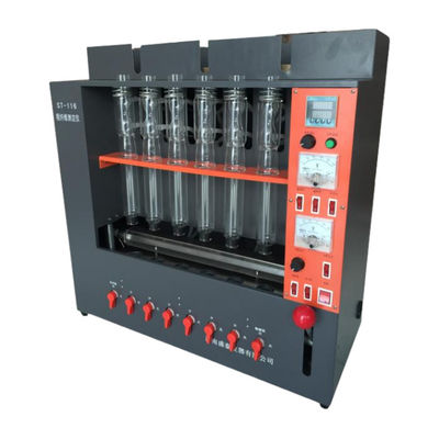 6 Samples Per Test Neutral Acid Washing Fiber Tester Measure 90min Relative Error ≤ 4%