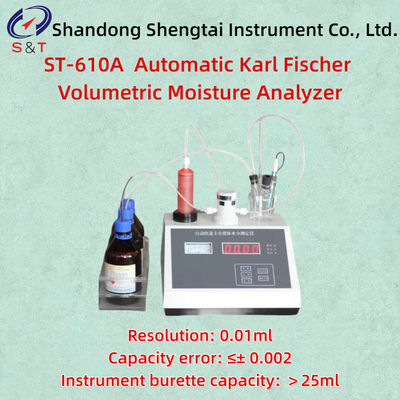Sensitivity 10-6A Automatic Karl Fischer Volumetric Moisture Analyzer ST-610A