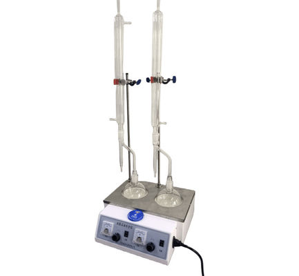 Dual Oil Moisture Analyzer ASTMD 95 500ml Distillation Flask Electric Heating DISTN