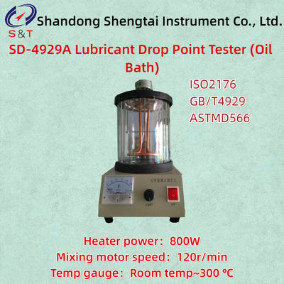 Lubricant Drop Point Tester ASTMD566 Double Hole Drip Hole Ø28mm Oil Bath
