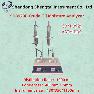 Manual Crude Oil Moisture Analyzer ASTM D95 Distillation Equipped 1000ml Distillation Flask
