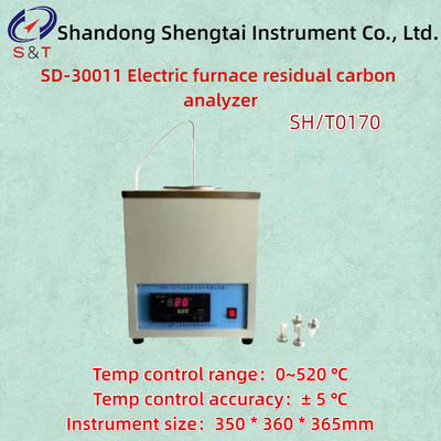 Digital Electric Furnace Residual Carbon Analyzer SH/T0170 Range 0~520 ℃