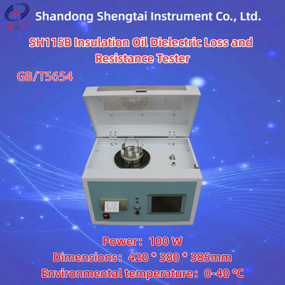 Insulation Oil Dielectric Loss And Resistance Tester SH115B High Frequency Heating
