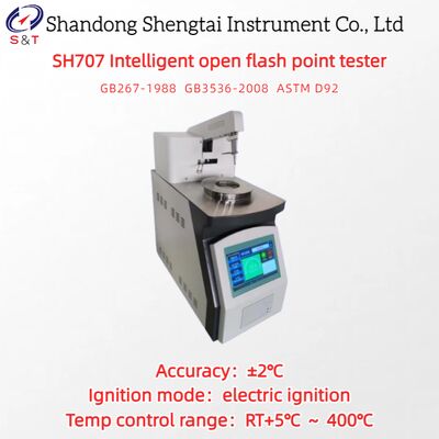 Intelligent Open Flash Point Tester Electric Ignition RT+5℃ ～ 400℃ Android System ASTMD 92