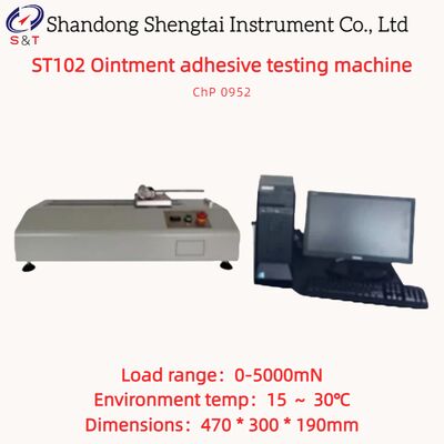 Ointment Adhesive Testing Machine Travel 150mm Speed 1 ～ 600mm/Min ChP 0952