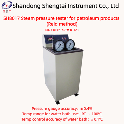 Vapor Pressure Tester For Petroleum Products RT ～ 100℃ Reid Method 0 ～ 200KPa ASTM D323