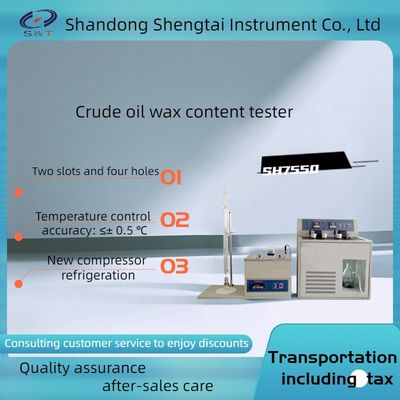Determination instrument for wax, gum, and asphaltene content in crude oil SH7550