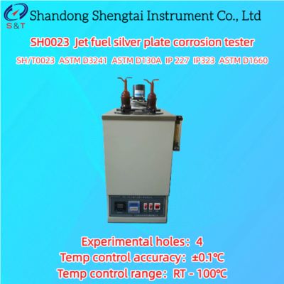 ジェット燃料銀板腐食試験機 4穴 PT100 センサー RT - 100℃ ASTM D3241