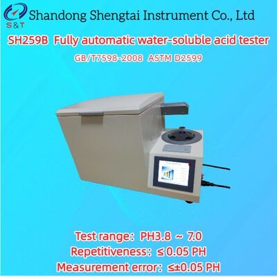 完全に自動水溶性酸検査器 PH3.8 ¥ 7.0 カラーメトリック 方法 ASTM D2599