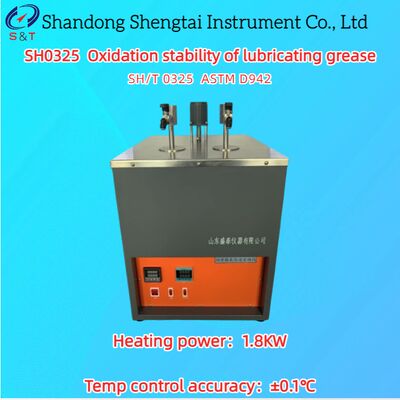 2 Holes Oxidation Stability Of Lubricating Grease RT ～ 150℃ Heating 1.8KW ASTM D942