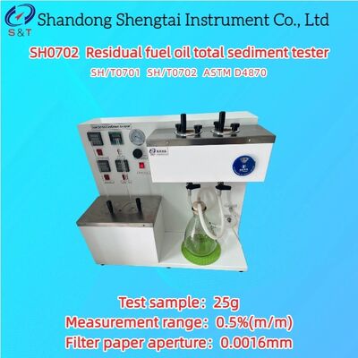2穴残留燃料油全沈殿物テスター ASTM D4870 25gサンプル熱濾過法