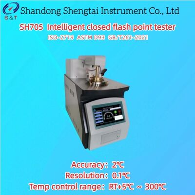 インテリジェント密閉式引火点試験機 RT+5℃ ～ 300℃ Androidシステム PT100センサー ASTM D93