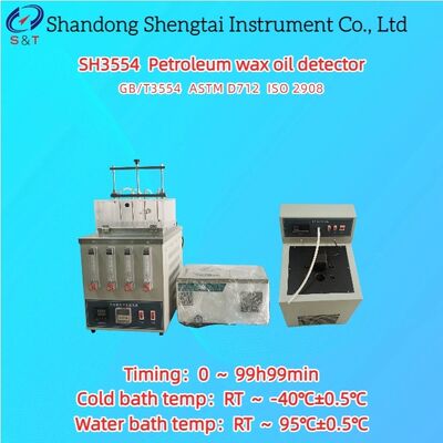 石油ワックスオイル検出器 タイミング 0 - 99時間59分 水浴 RT ～ 95℃±0.5℃ ASTM D712