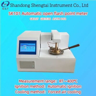 石油化学 オートマティック オープン フラッシュ ポイント メーター RT°C400 強制冷却 ASTM D92