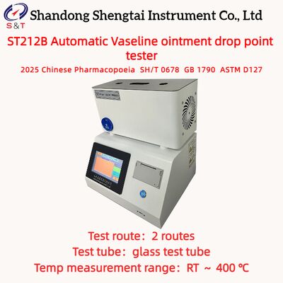 2穴 自動ワセリン軟膏 滴点試験器 RT～400℃ 医療用ワセリン ASTM D127