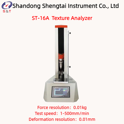 Feed Texture Analyzer Test 1-500mm/Min Fertilizer Hardness Travel 360mm ST-16A