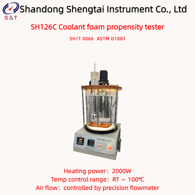Coolant Foam Propensity Tester RT ～ 100℃ Precision Flowmeter Glassware Method ASTM D1881
