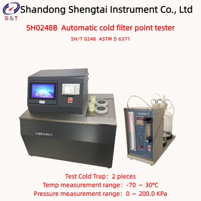 変圧器油 -70 ～ 30℃ 空冷 ASTM D6371 用 2 穴自動コールド フィルター ポイント アナライザー