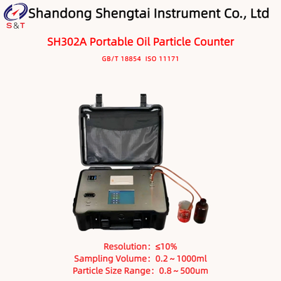 8チャンネル ポータブルオイルパーティクルカウンター サンプリング 0.2～1000ml RSD < 2% ISO 11171