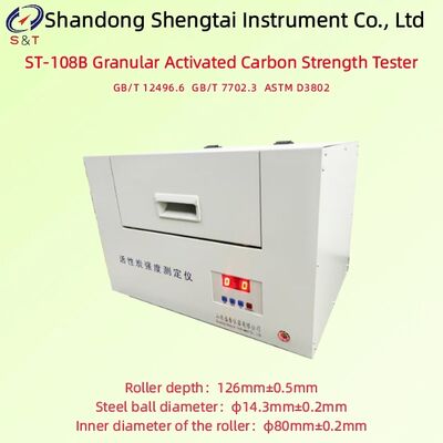 粒状活性炭強度試験器 速度 50 ± 2r/Min 前設定 5分 密封設計 Astm D3802