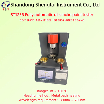 全自動油煙点試験機 測定範囲 RT～400℃ 金属浴加熱 ASTM D1322