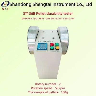 コンパウンド肥料ペレット耐久性試験機 デュアルロータリーボックス 回転数 500rpm 速度 50rpm ST136B